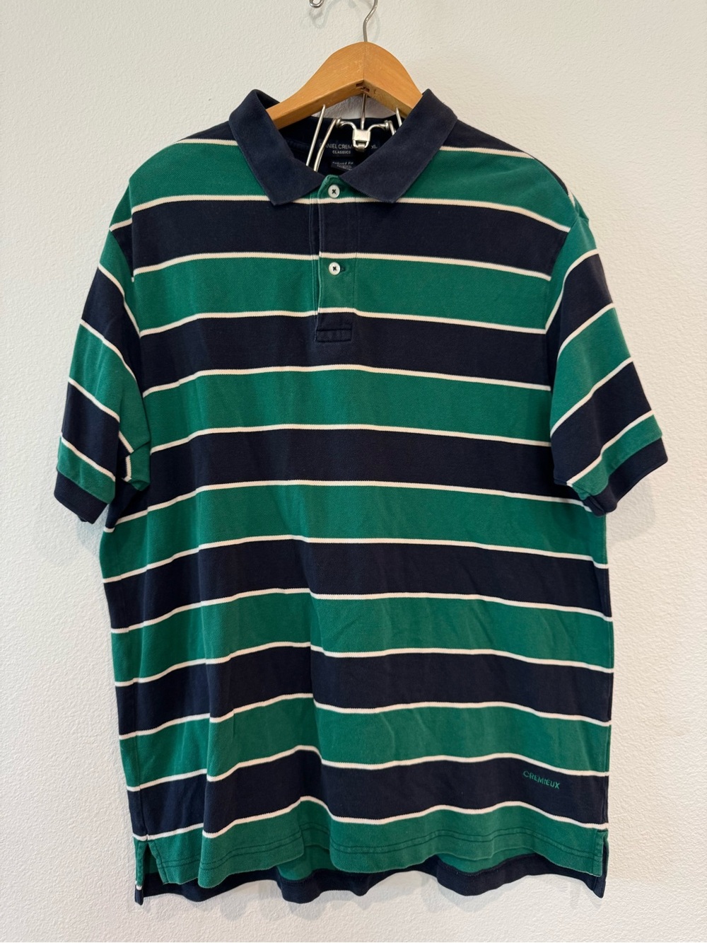 Daniel Cremieux Classics Tailored Fit Polo Shirt XL 100% Cotton